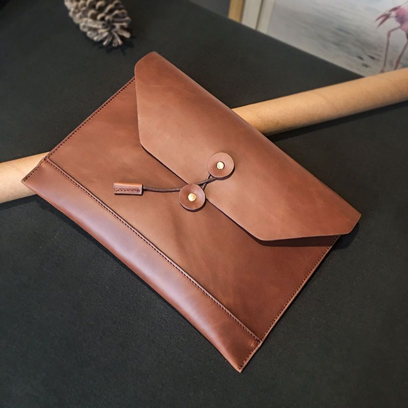 派尼美特女士手包9689155294 派尼美特复古信封a4文件手拿包男女2020