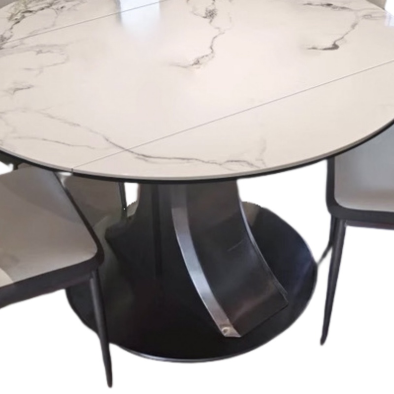 演发 岩板餐桌1. 2m 张高清大图