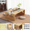戴劲茶桌可折叠茶几阳台炕桌飘窗小桌子家用客厅茶台120-47-40原木色