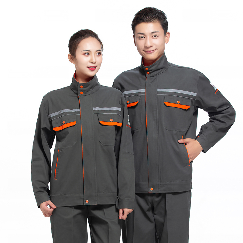 理念 秋冬全棉立领工作服