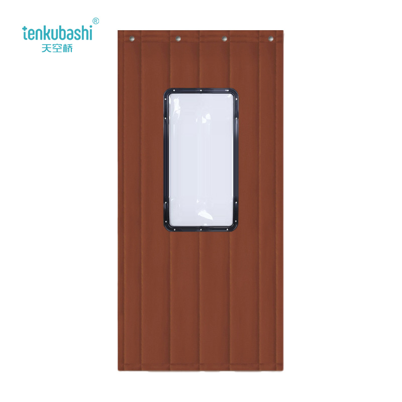 天空桥 棉门帘 MML-48咖啡色40*80cm三层棉 平方米高清大图