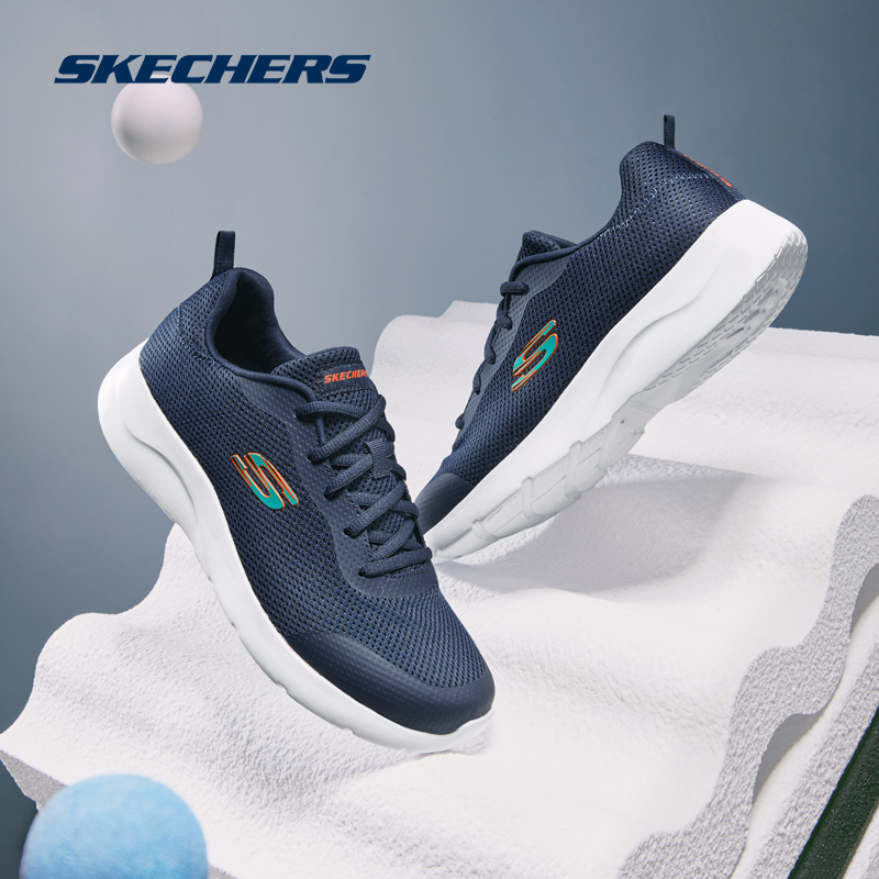 Skechers斯凯奇2021新款男鞋薄款休闲透气运动鞋跑步鞋894008