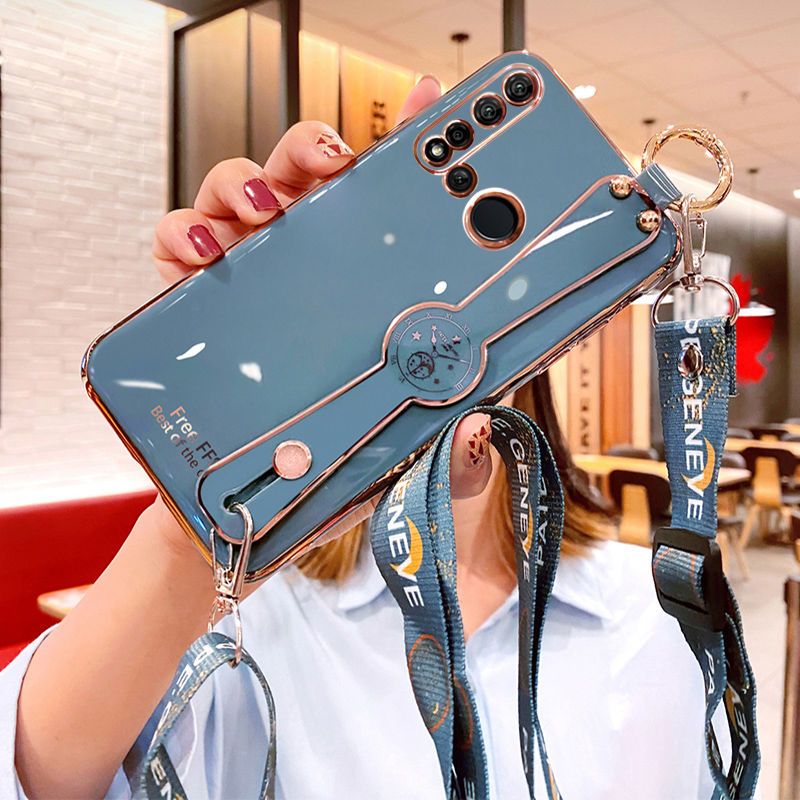 华为nova5i手机壳novi5i腕带nov硅胶保护套NOVO全包防摔软note5女 nova5i Pro 【祖母绿】电