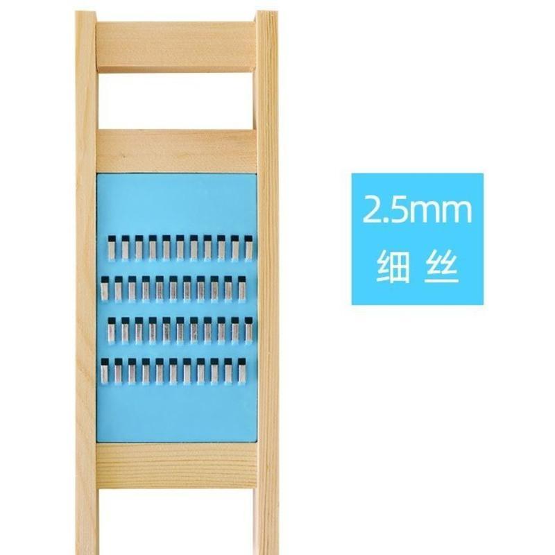 擦土豆丝擦子两用切丝器擦丝护手器擦板刨丝粗丝细丝厨房家用神器 细丝