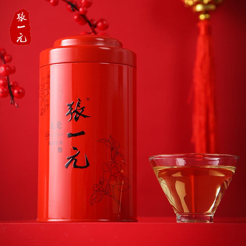 张一元 特级茉莉花茶龙毫礼盒200g/盒 绿茶茶叶 中国红大气 送礼之选图片