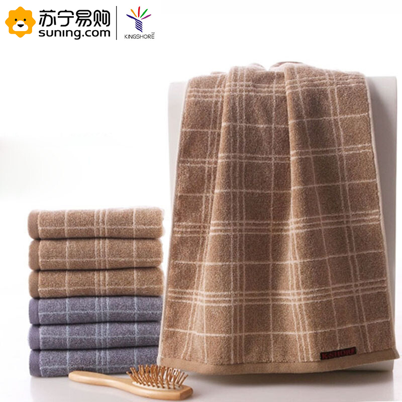 金号毛巾 面巾 纯棉花式线提缎绣花面巾毛巾G1955H 34*76cm