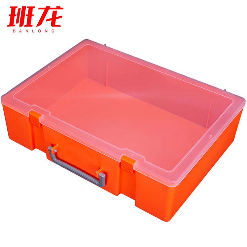 班龙收纳盒36.5*26*10cm橙色个高清大图