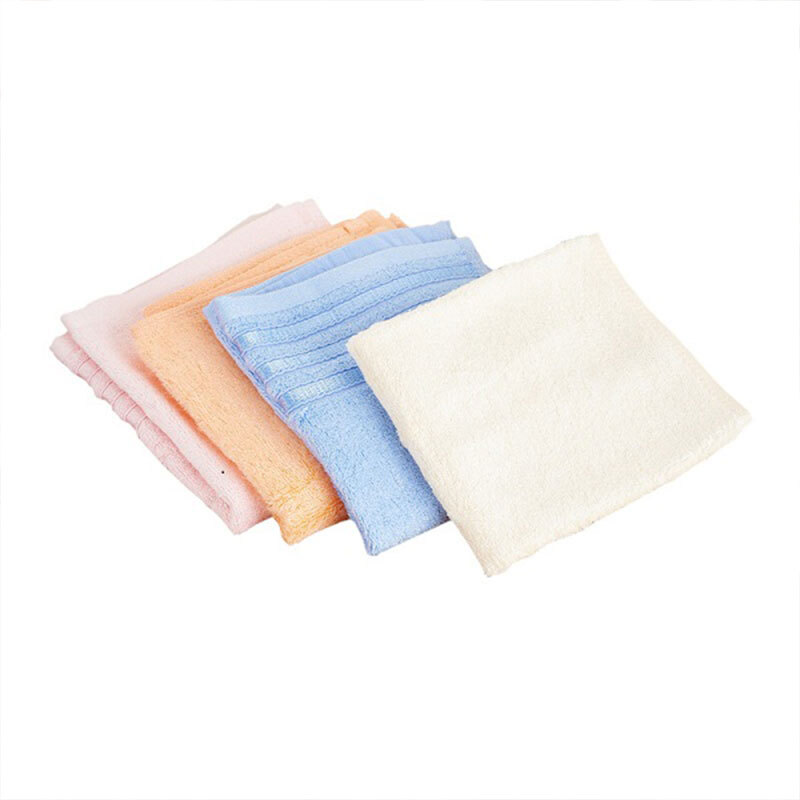 敏胤 MYL-6652 竹纤维方巾 混色 10条装