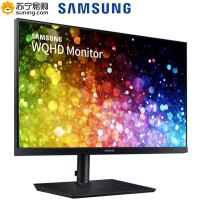 三星(SAMSUNG)26.9英寸 2k高清 双屏 超广视角微边框type-c液晶显示器S27H850QFC
