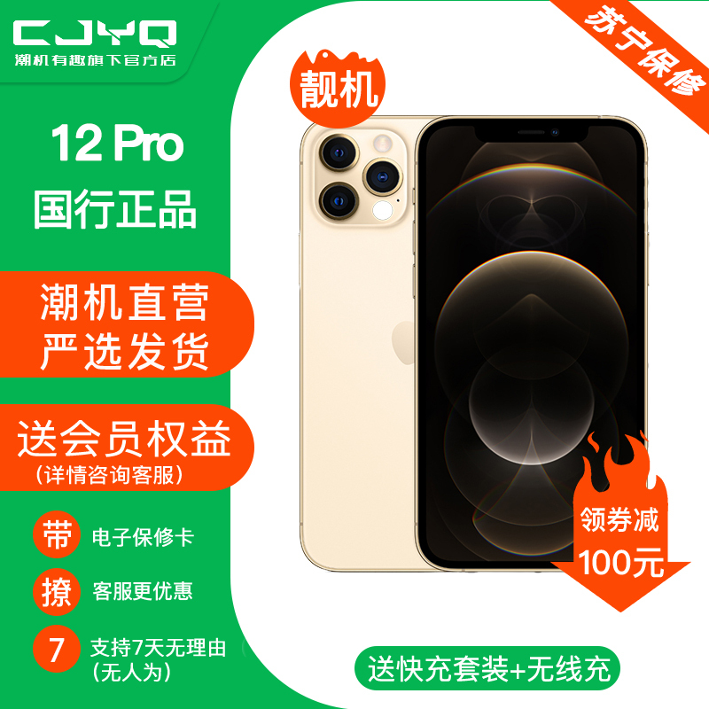 [99新]Apple iPhone 12Pro 金色 128GB 二手苹果12P 全网通 双卡双待 国行正品手机5G