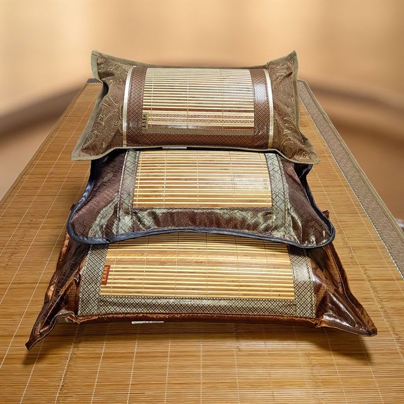 夏天凉枕头竹凉枕茶叶枕夏凉枕藤枕学生成人茉莉花竹枕