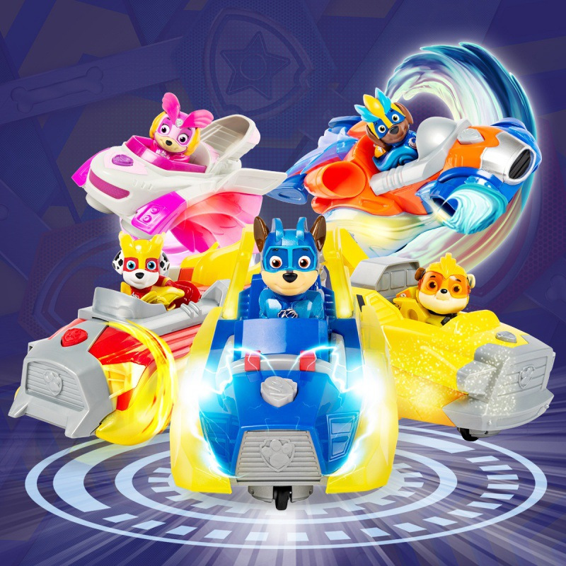 超能救援队汪汪队立大功玩具小狗狗救援车电影同款威力狗电光出击天天