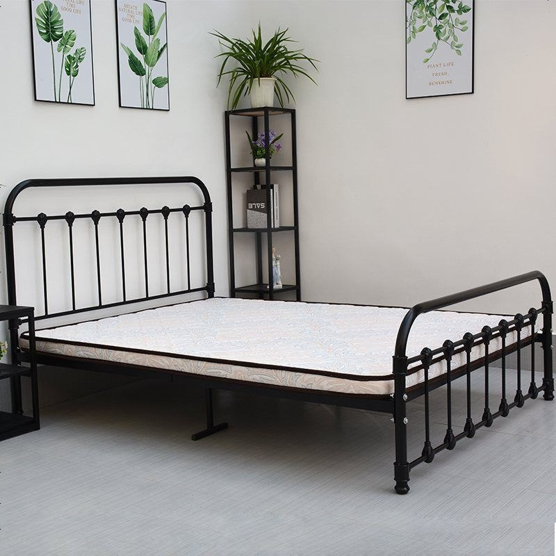 铁艺公主床北欧式铁架床双人床单人铁床工业风简约现代18米15米视频