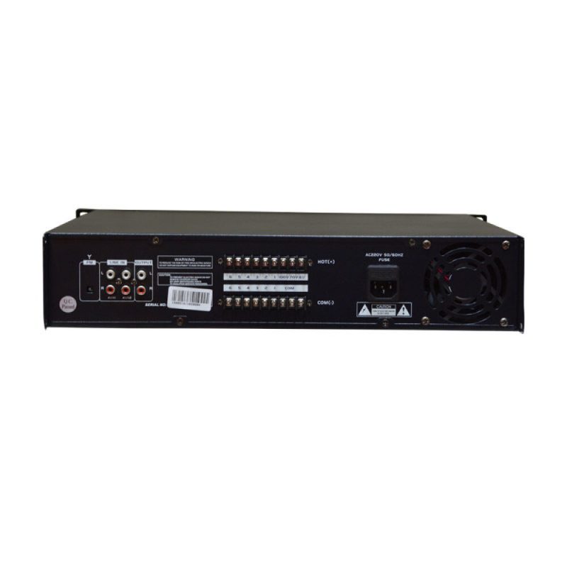得胜(TAKSTAR)EBS-24M 广播一体机 公共广播工程 2路话筒输入 2路线路输入 1路副主输出