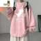 YANXU卡通印花圆领卫衣男士无帽痞帅潮牌套头长袖t恤男生上衣服