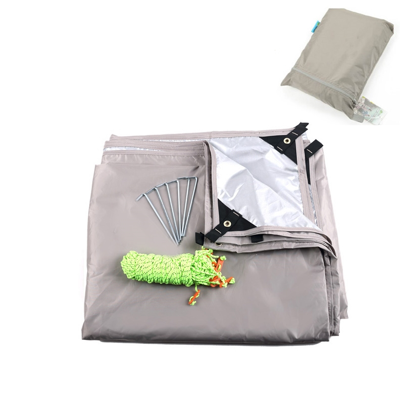 牛津布防水防晒车边帐天幕户外防潮布地席帐篷地垫遮阳布挡风围布