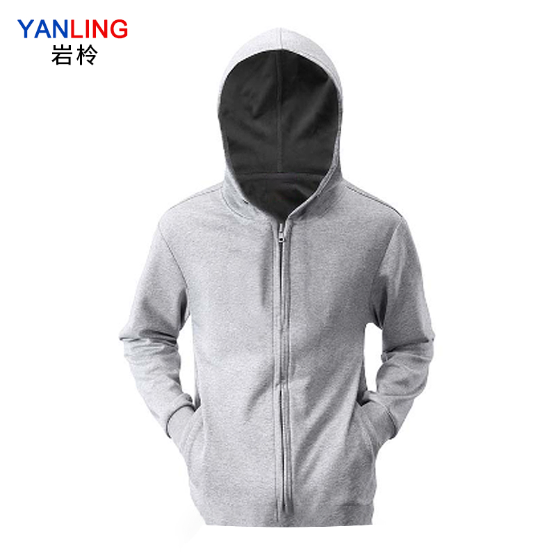 岩柃带帽拉链卫衣 25Y9905高清大图