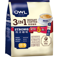 猫头鹰(OWL)特浓咖啡800g 进口三合一速溶咖啡 下午茶冲饮品