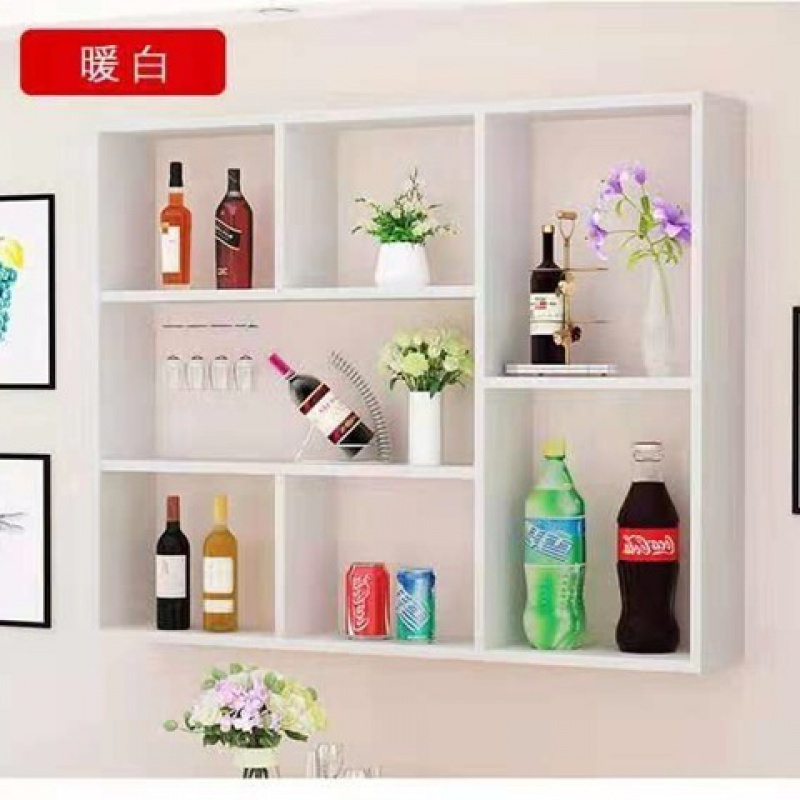 简约酒柜酒架壁挂式墙上装饰悬挂红酒架多层置物架可订做
