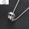 JiMi钛钢项链男款潮流高级感男士潮牌百搭戒指吊坠男生毛衣链痞帅配饰