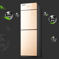 奥克斯(AUX)饮水机立式冷热家用冰温热台式小型全自动新款制冷放桶装水 金色 冰温热