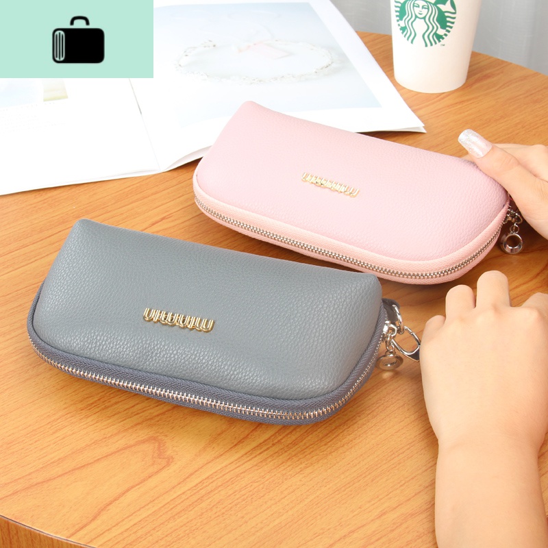 2020新款日韩手拿贝壳包中年手机零钱包大容量卡包妈妈手抓手拎包NEWLAKE高清大图