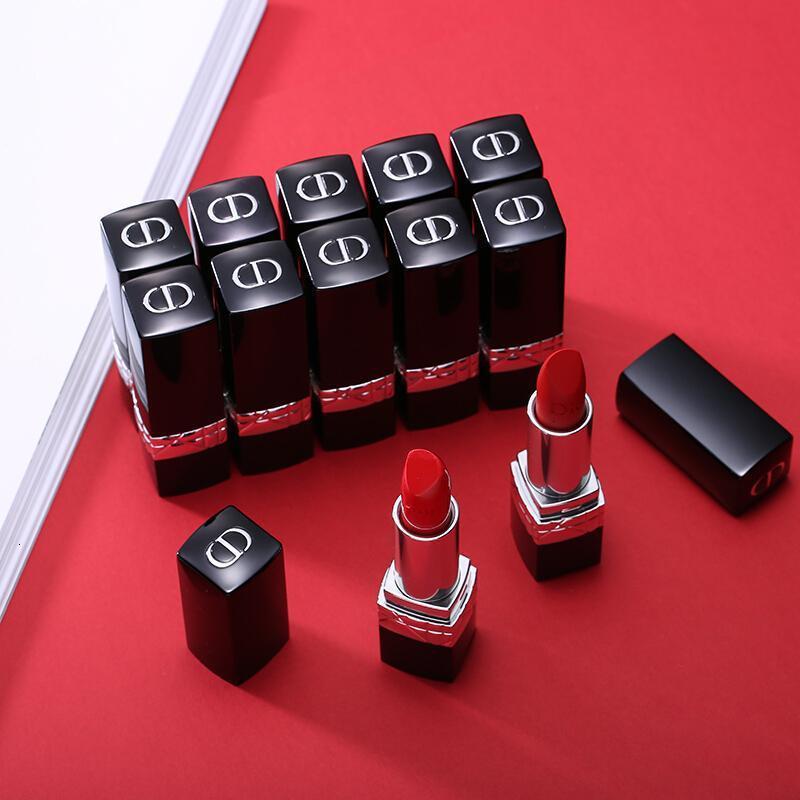 （专柜正品）迪奥口红 Dior 烈艳蓝金唇膏女士滋润口红999哑光/888/080/028/ 520#桃红色