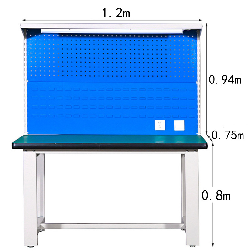 指臣操作台双挂板1.2*0.75*0.8m张高清大图