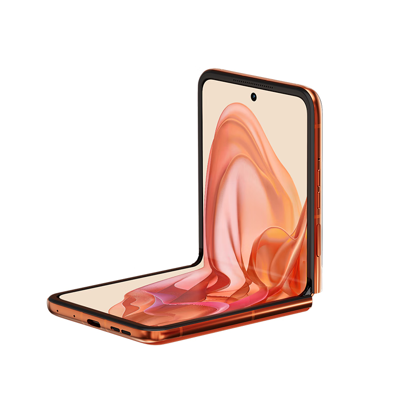 摩托罗拉moto razr 50 热爱橙 12GB+512GB 天玑7300X芯片 3.6英寸+6.9英寸双屏 IPX8抗水 30W快充 5GAI手机高清大图