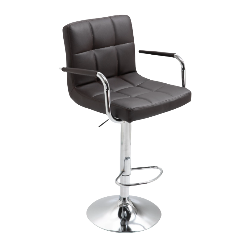 蕃蒂吧台椅黑色把高清大图