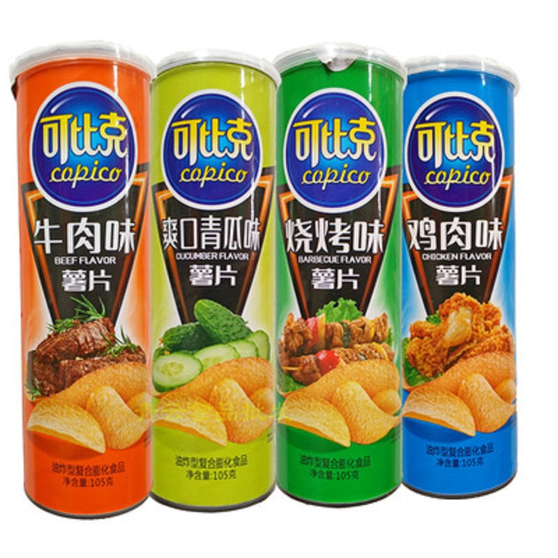 105g达利园可比克薯片鸡肉味视频