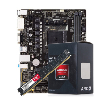 华硕（ASUS）主板 + AMD正品盒装 套装华硕A68HM-K + AMD 860K 处理器 加金泰克4G 内存 AMD平台 FM2
