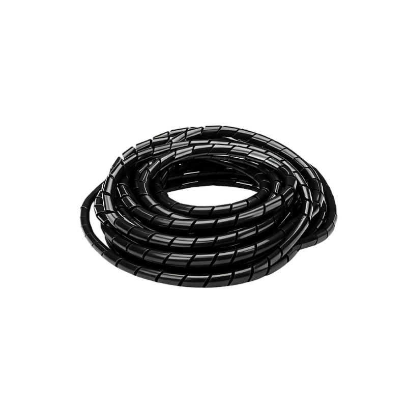 册宣 缠线管束线管 理线器集线绝缘包线管 φ8mm 黑色