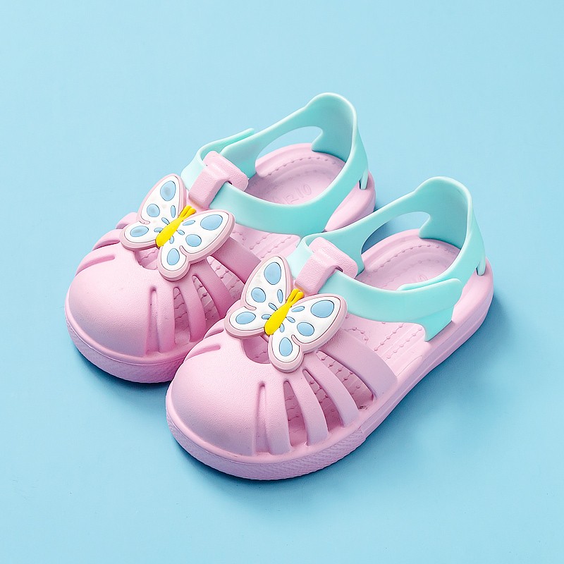 幸福玛丽cheerfulmario儿童洞洞鞋宝宝夏季凉鞋包头中小童鞋幼儿沙滩