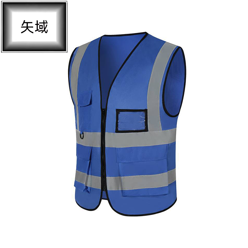 反光志愿者马甲背心施工安全马夹环卫工人交通代驾工作服高清大图