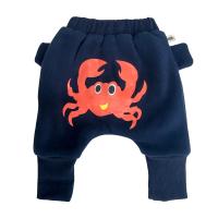 花漾兔(HUAYANGTU)宝宝加绒裤子男女1-3岁婴幼儿童哈伦大pp0秋冬外穿加厚大屁屁棉裤