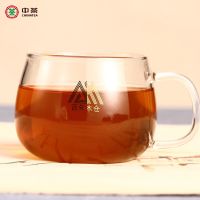 中粮中茶黑茶 湖南安化黑茶K15-7经典 金花茯砖HT2093润黑 手筑茯砖1kg