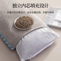 南极人(NanJiren)家纺 纯荞麦皮枕头硬男单个大人全荞麦壳装枕芯带枕套爱护颈椎睡眠夏季