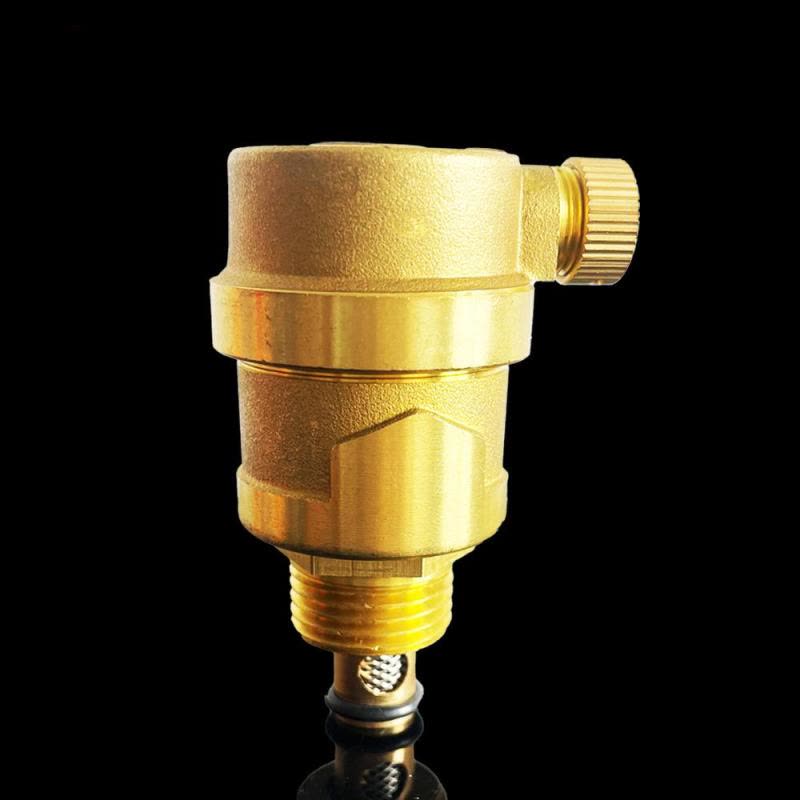 俊伟达单向排气阀自动黄铜快速放气阀暖气自来水管道空调快排阀一体DN20图片