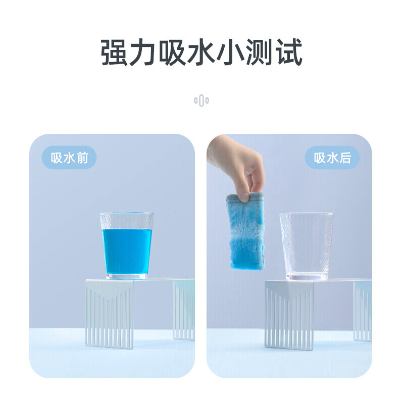 茶花 28*28cm 抹布 棉柔清洁巾 白色10片装(单位:包)高清大图