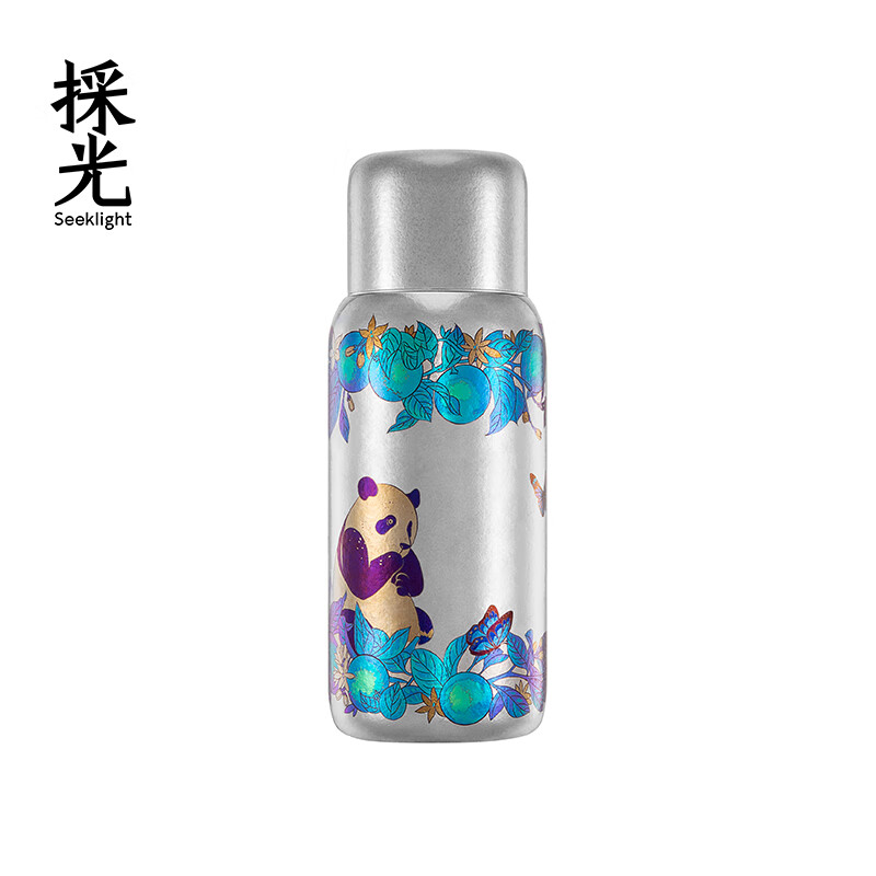 採光纯钛 焕金焖泡杯 380ml修竹·绿CBMP-0385高清大图