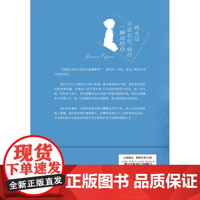 我永远不会忘记灿烂一瞬间的你 小说 中文版 冬野夜空 日本青春文学催泪神作 绝症少女与孤僻少年的纯爱悲歌胰脏物语高清大图
