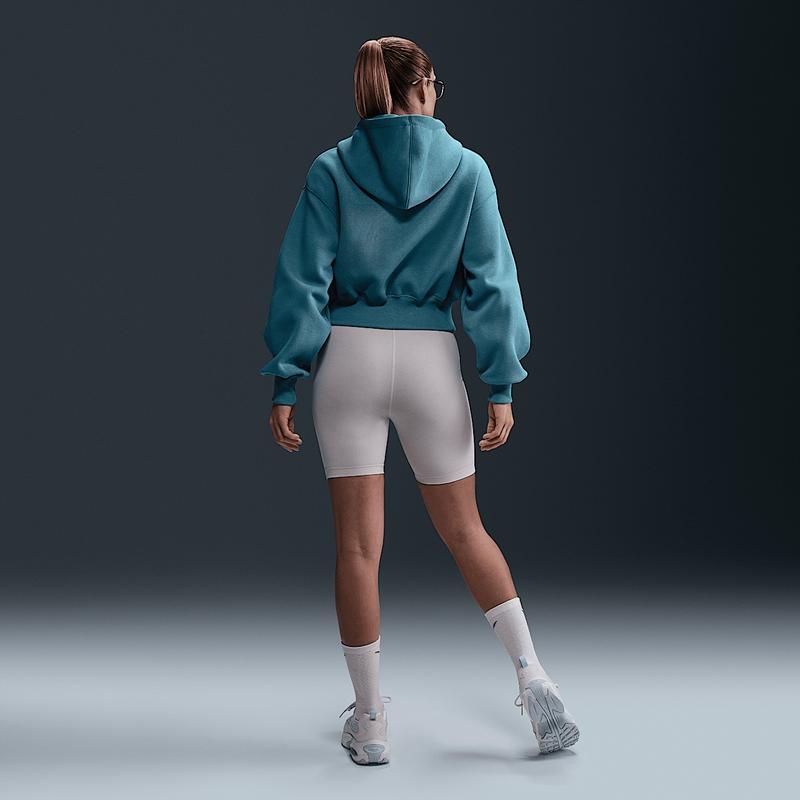 Nike女款舒适松身运动夹克双向拉链时尚休闲保暖外套高清大图