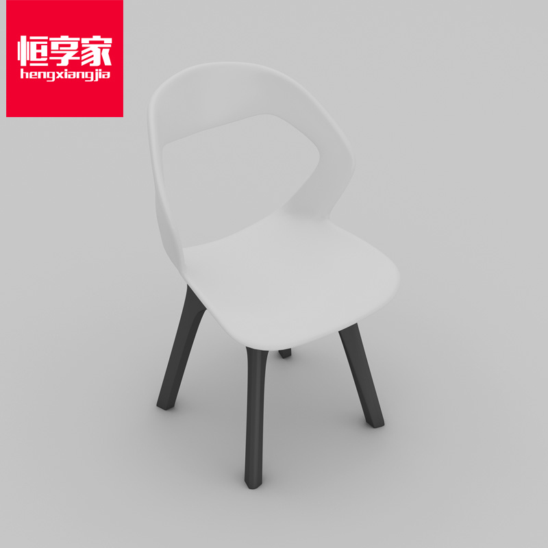 恒享家 办公椅 现代简约员工电脑会议椅人体工学座椅塑料椅子休闲椅子 YZW20