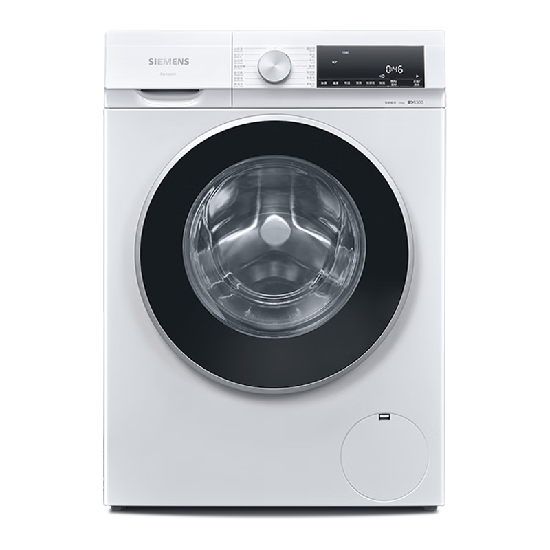 西门子洗烘套装 10公斤滚筒洗衣机+10公斤烘干机 WG52A100AW+WQ56A6A00W