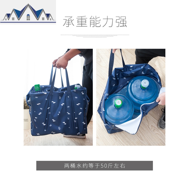 幼儿园装棉被被子收纳袋衣服衣物整理袋超大容量打包行李搬家袋子 三维工匠收纳包高清大图