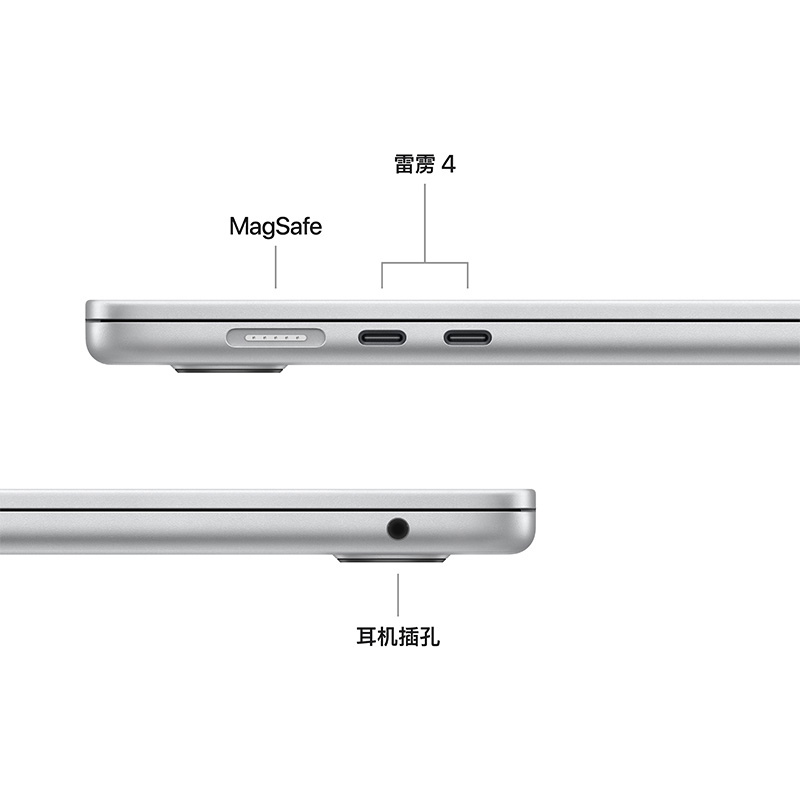 Apple MacBook Air 15英寸2026新款 M5 16G 512G 银色轻薄笔记本电脑高清大图