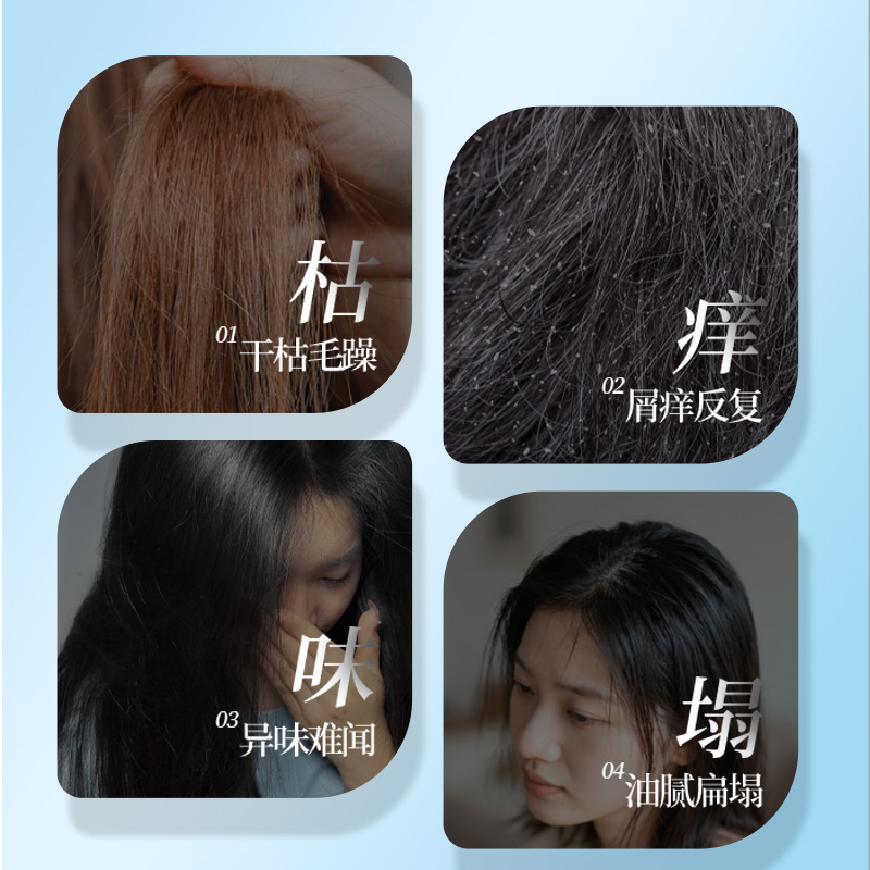 novayoung N1004控油蓬松赋活氨基酸洗发露700ml 洗发露(计价单位:瓶)蓝白色高清大图