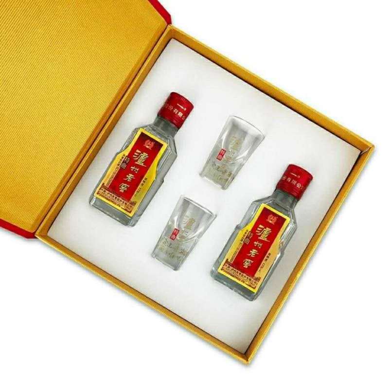 泸州老窖特曲小酒版浓香型白酒52度50ml*2礼盒装特价