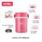 膳魔师(THERMOS)婴童保鲜盒正品多功能保温食物罐三层便当盒饭盒附筷子杯袋JBC-800-OR-FL